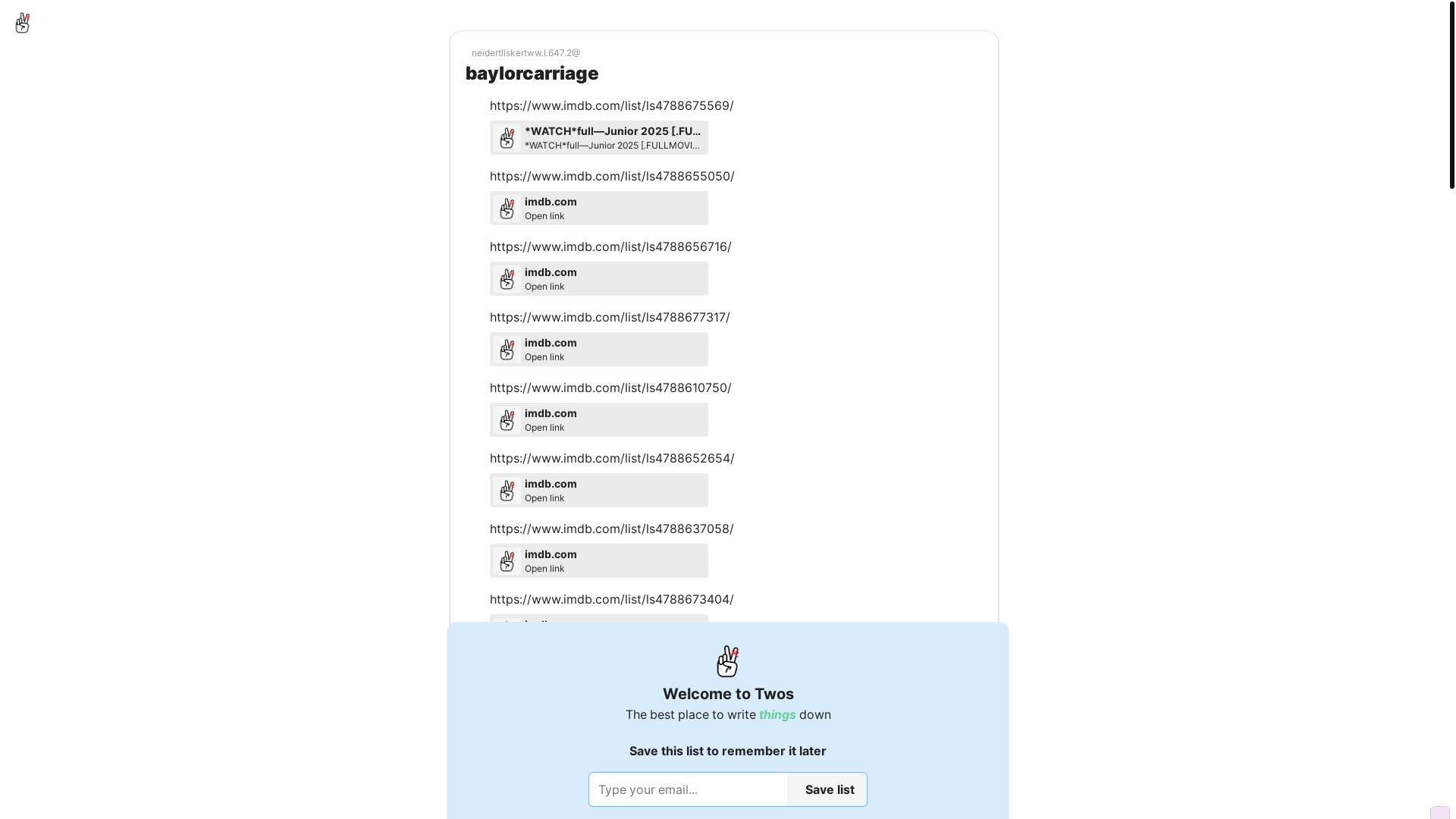 website screenshot of https://twosapp.com/688151d78292ccdc2628a9d4