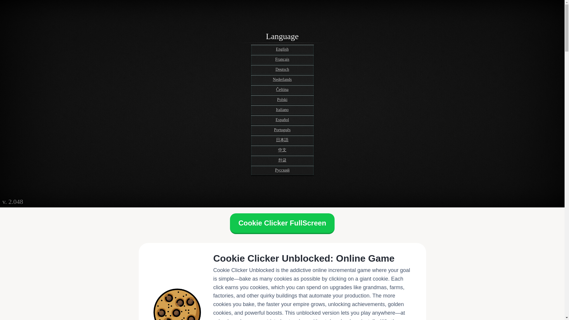 website screenshot of https://cookieclicker.uk/