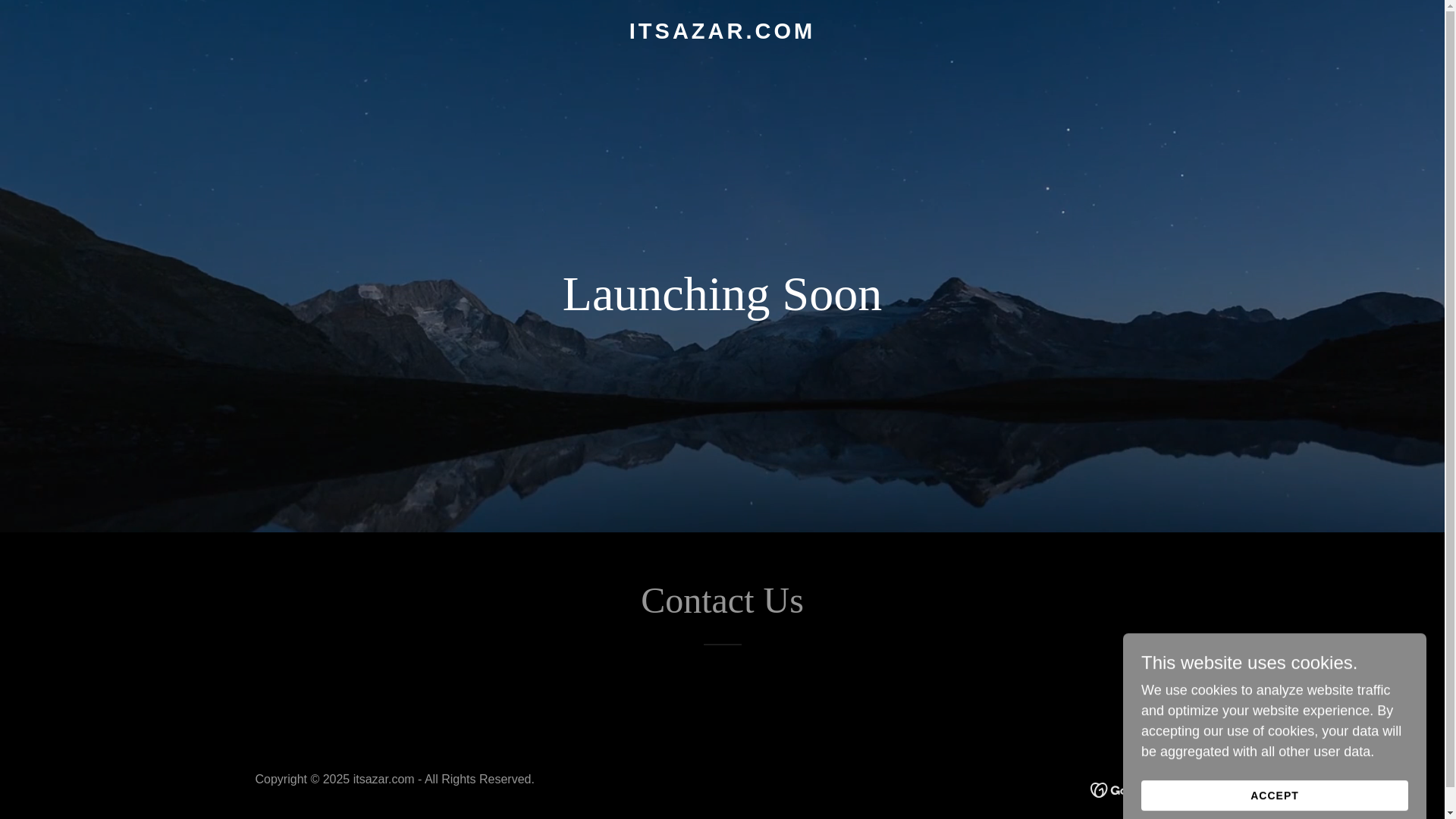 website screenshot of https://itsazar.com/