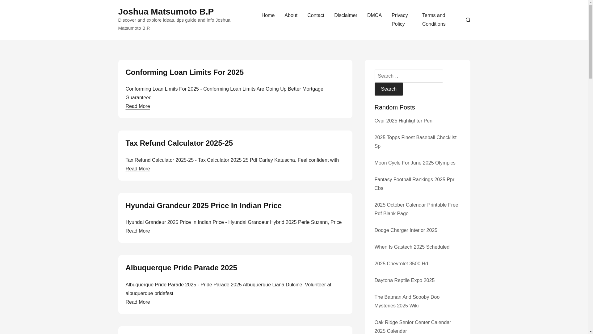 website screenshot of https://joshuamatsumotobp.pages.dev/