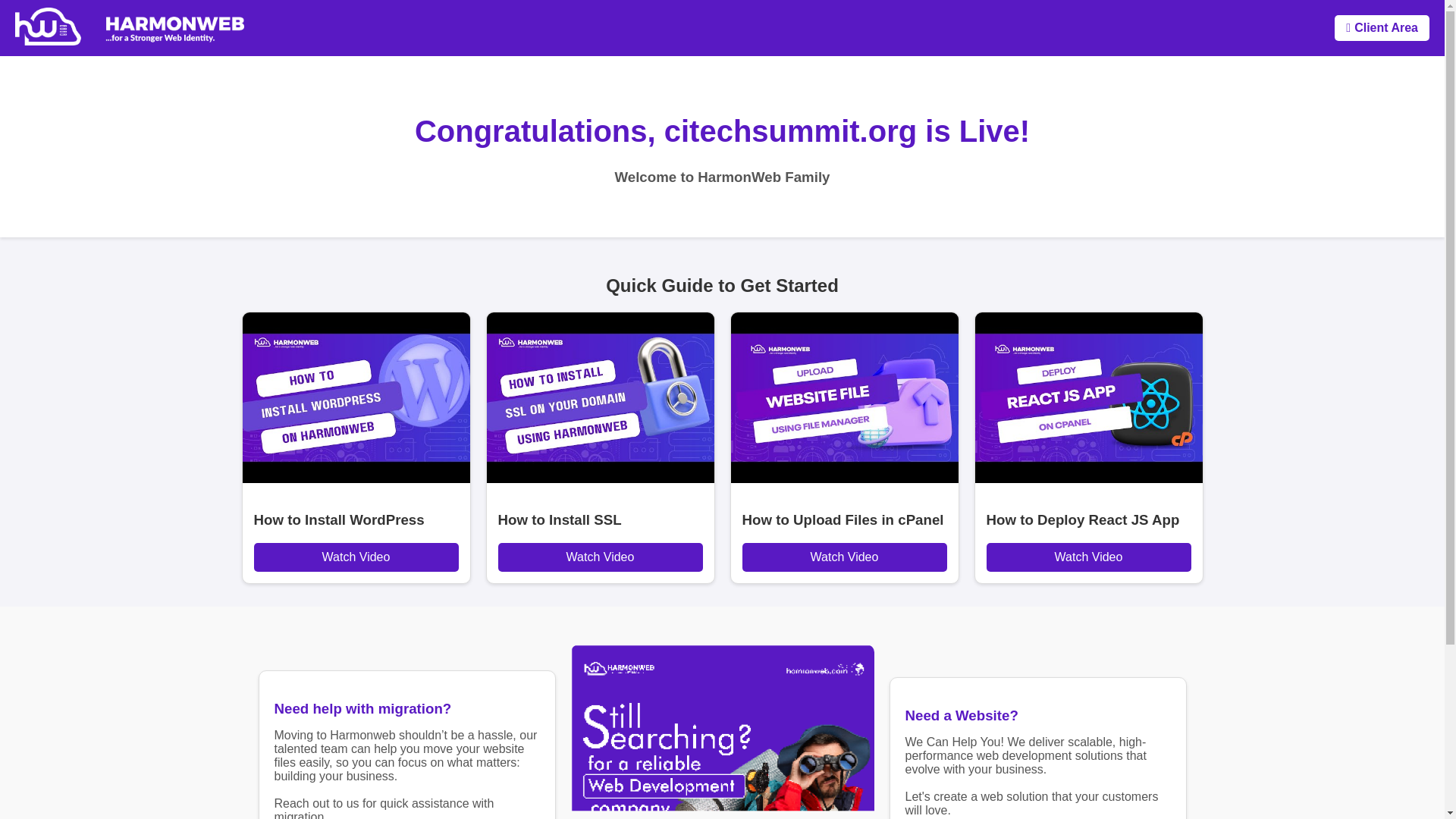 website screenshot of https://citechsummit.org/