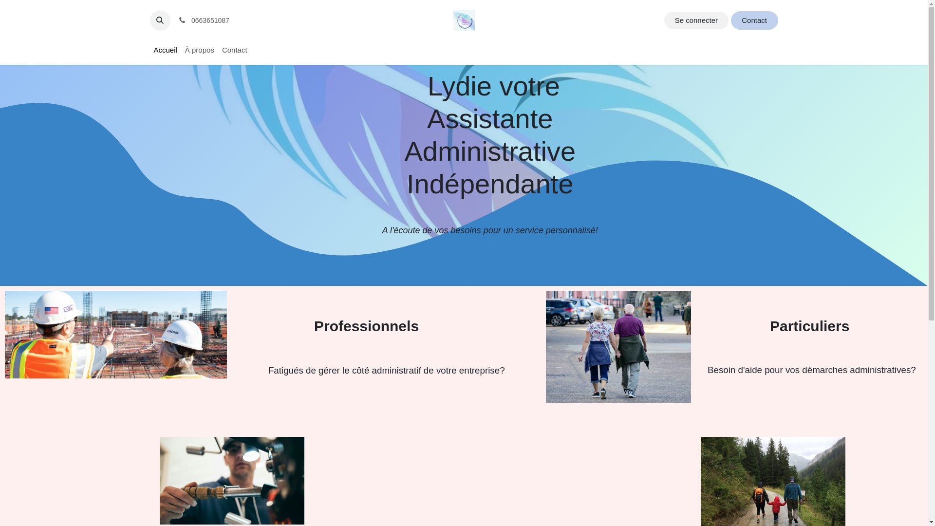 website screenshot of https://lp-assistante-administrative4.com/
