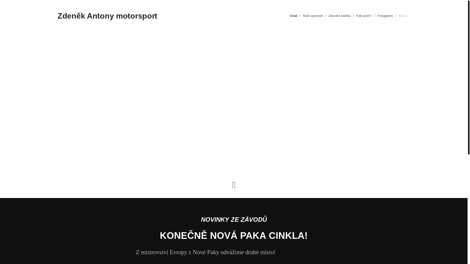 website screenshot of https://zdenekantony.cz/