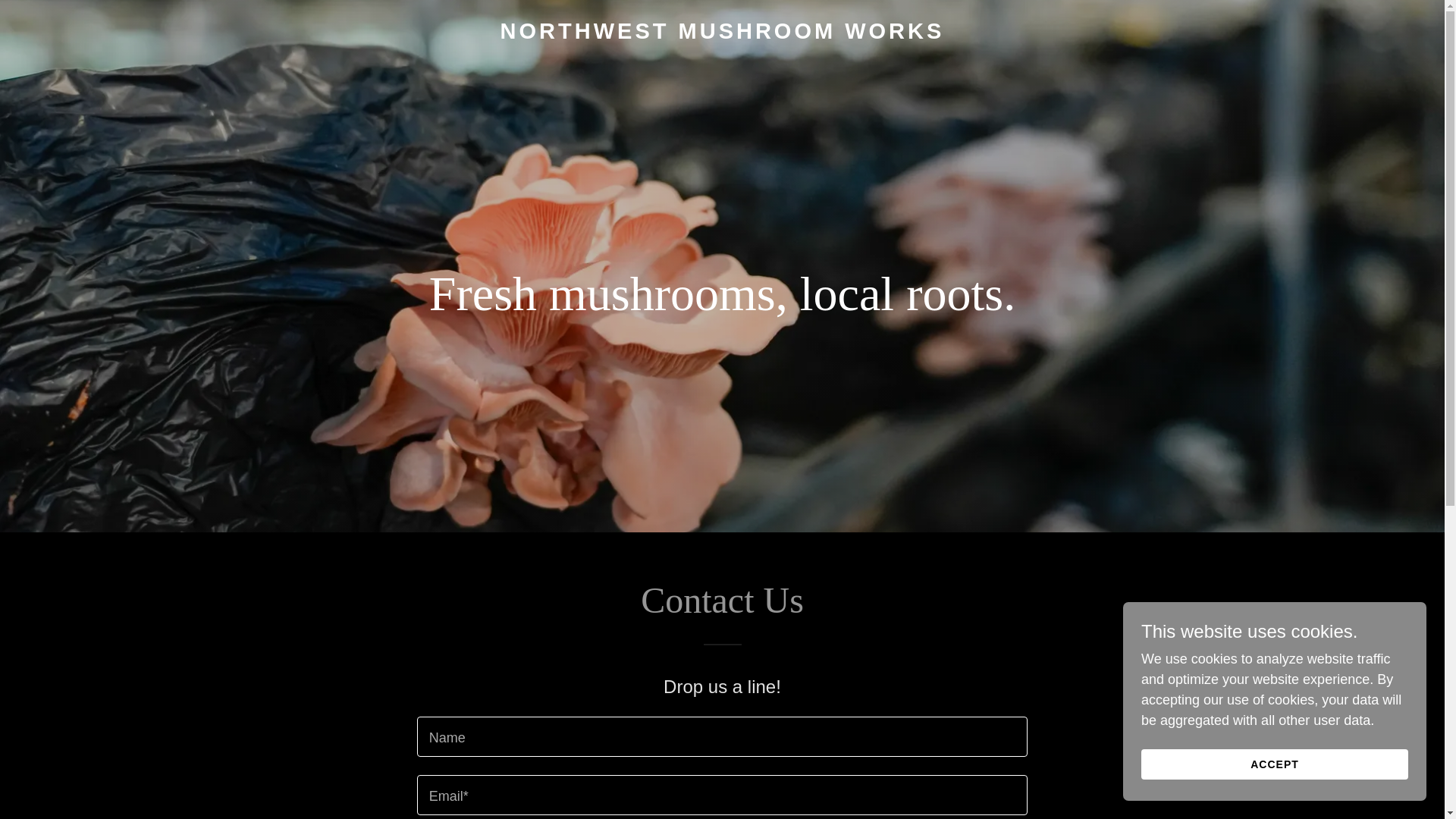 website screenshot of https://northwestmushroomworks.com/