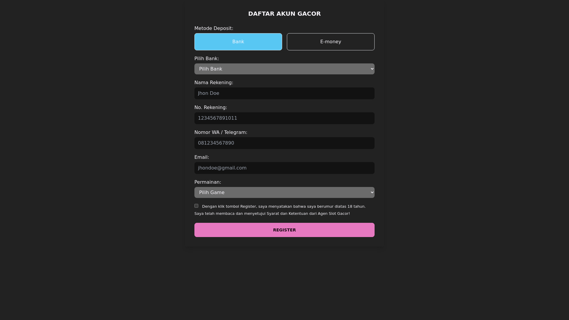website screenshot of https://y0ur-domain5.pages.dev/