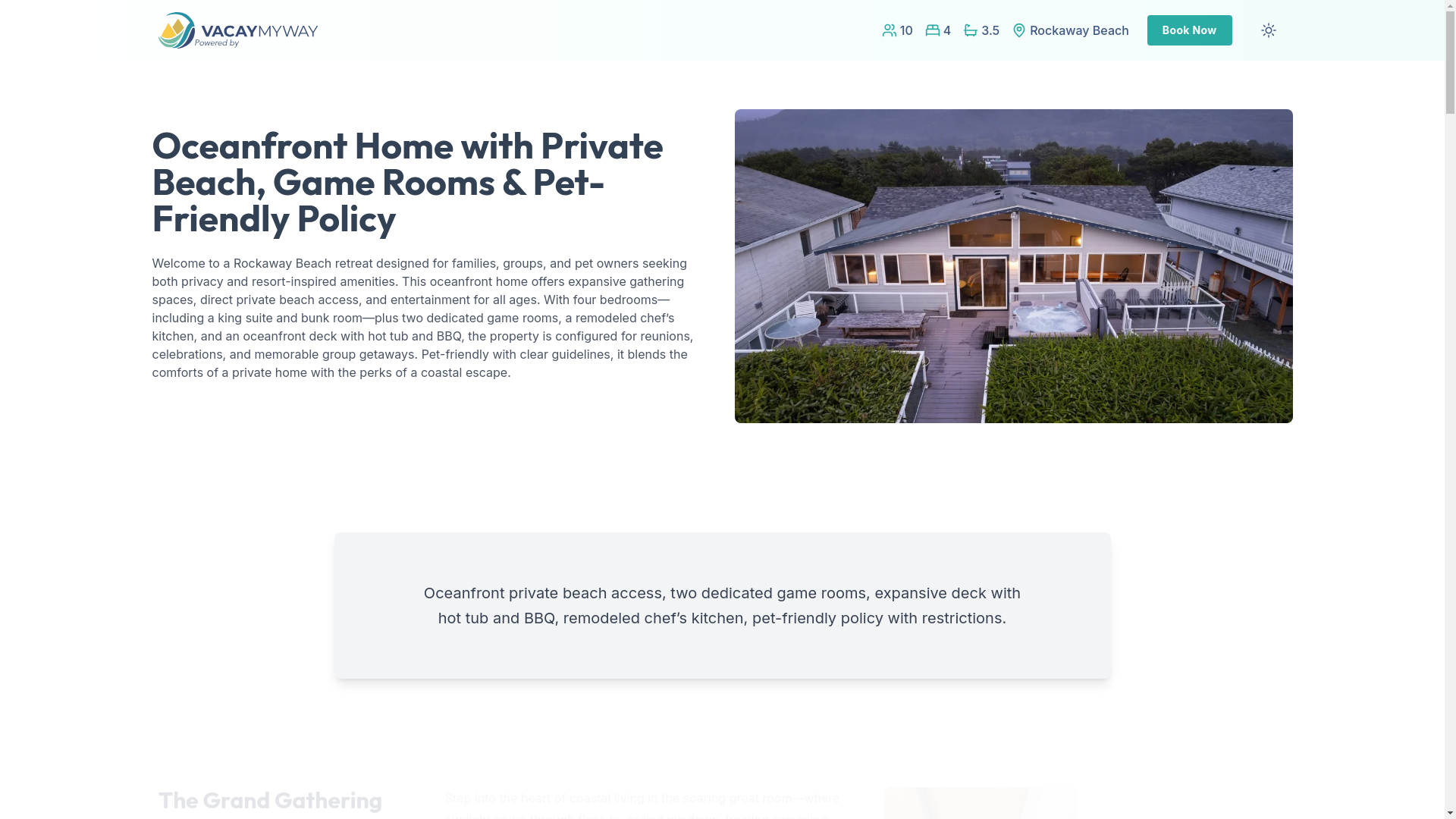 website screenshot of https://coastdeck.house/