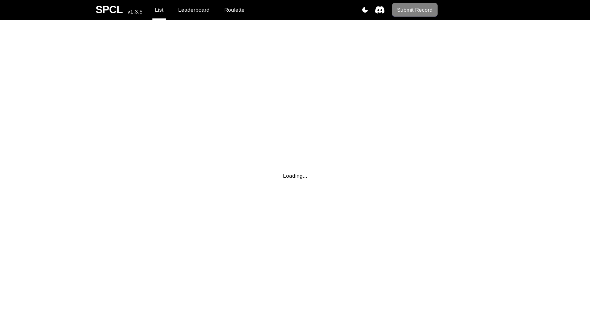 website screenshot of https://smileypijochallengelist.pages.dev/