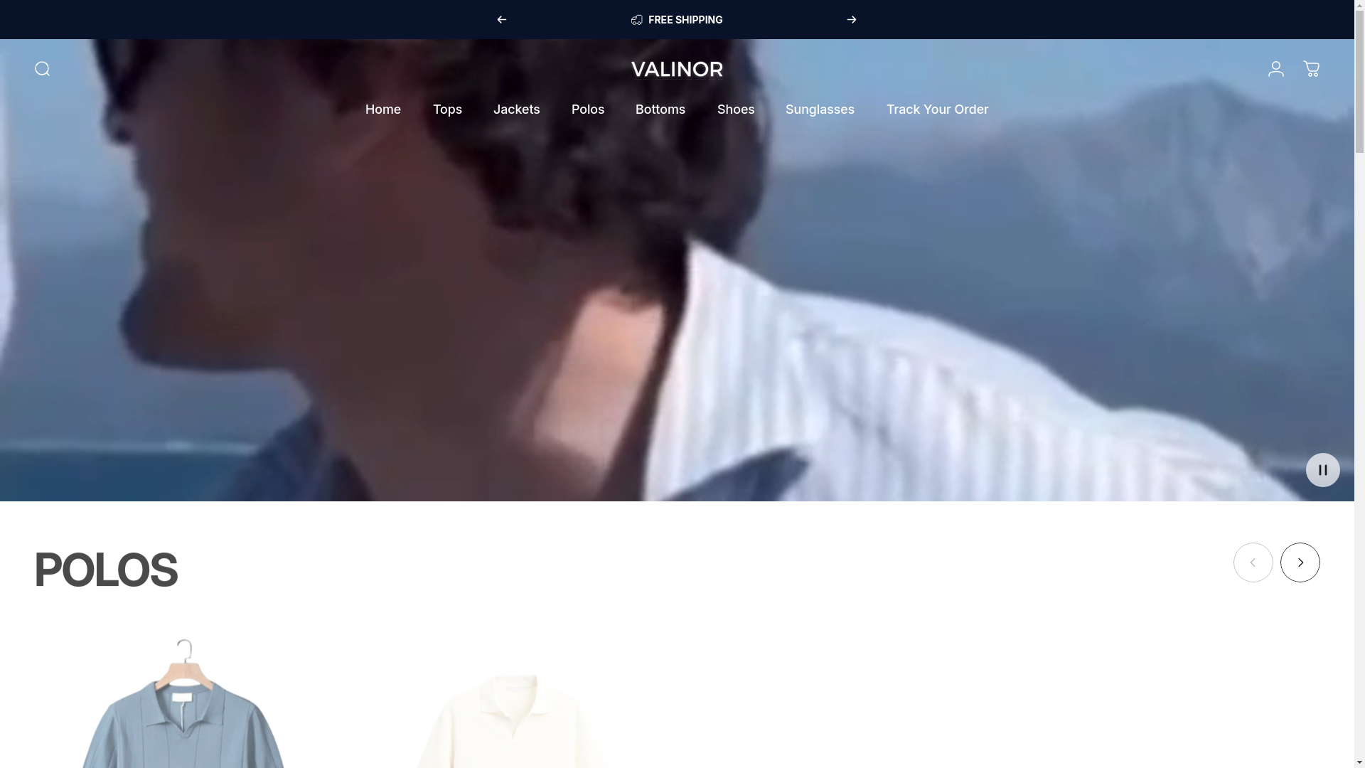 website screenshot of https://buy-valinor.com/