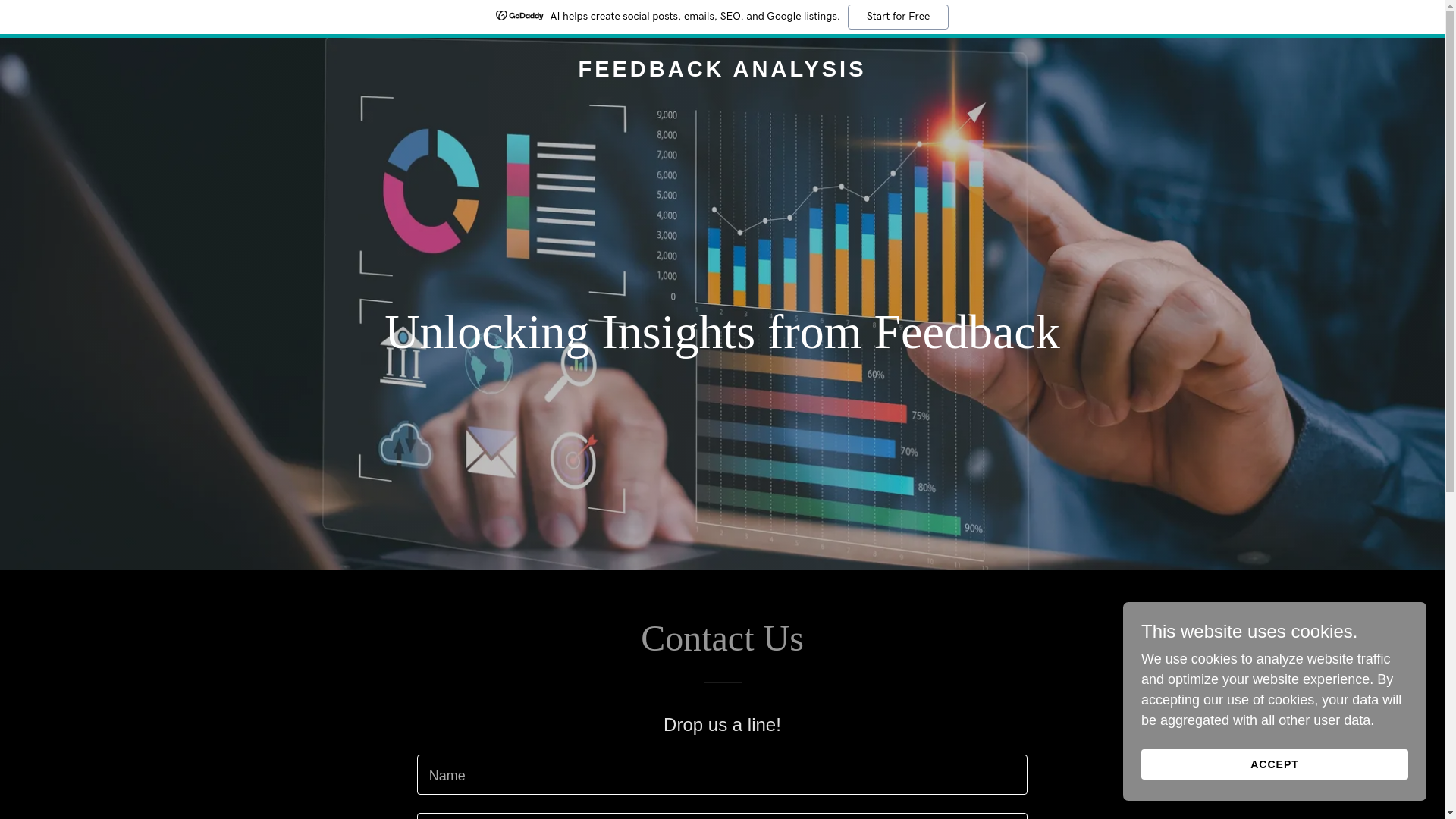 website screenshot of https://feedbackanalysis.ai/