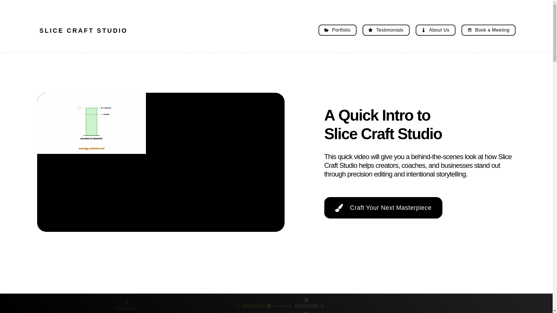 website screenshot of https://slicecraftstudio.com/
