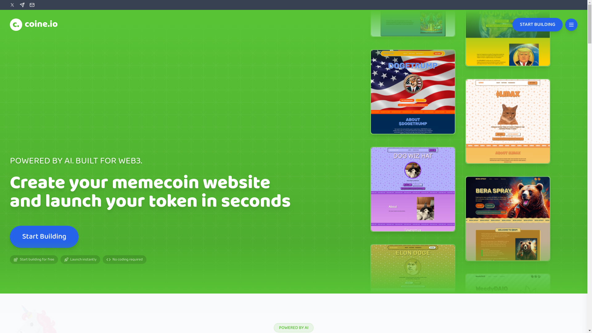 website screenshot of https://lfgoneth.com/