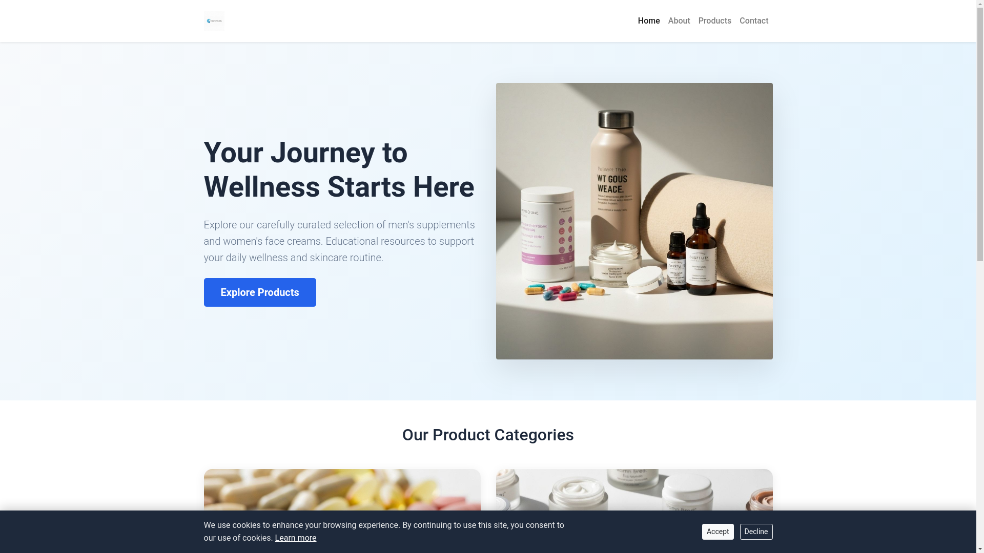 website screenshot of https://essencevitalityc.info/