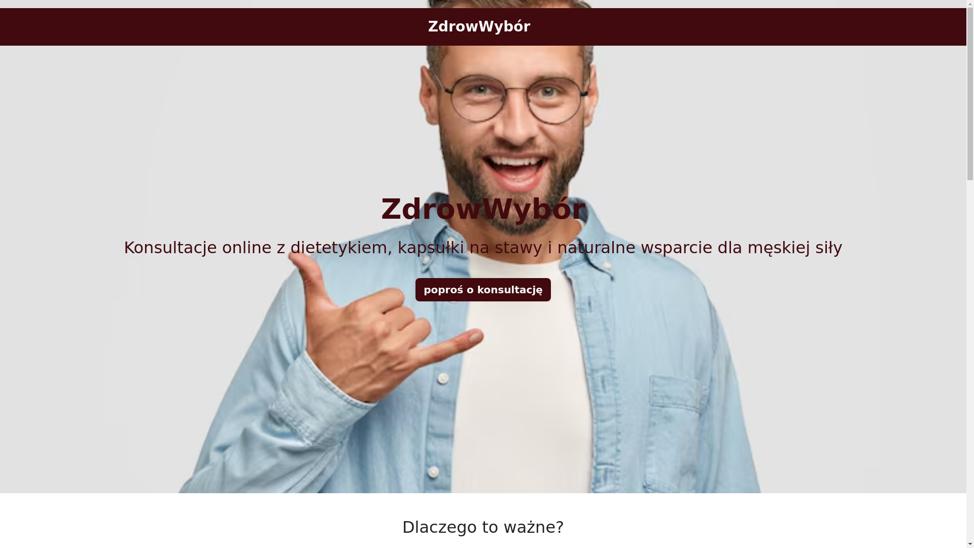 website screenshot of https://zdrowwybory.com/