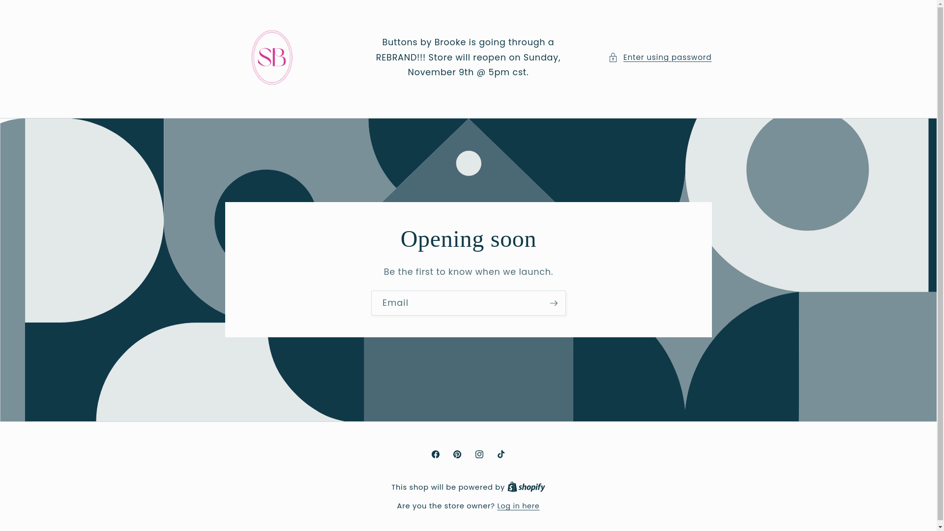 website screenshot of https://shopbybrooke.com/