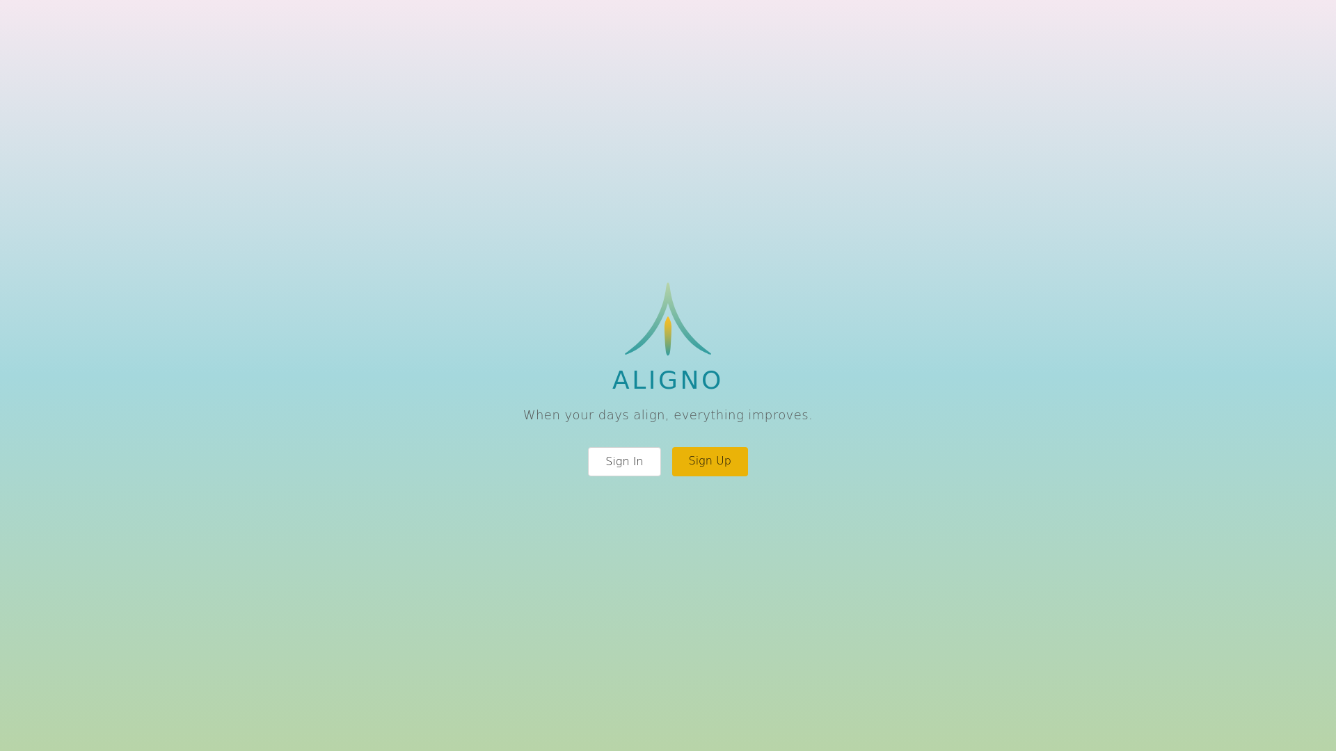 website screenshot of https://alignoplanner.com/