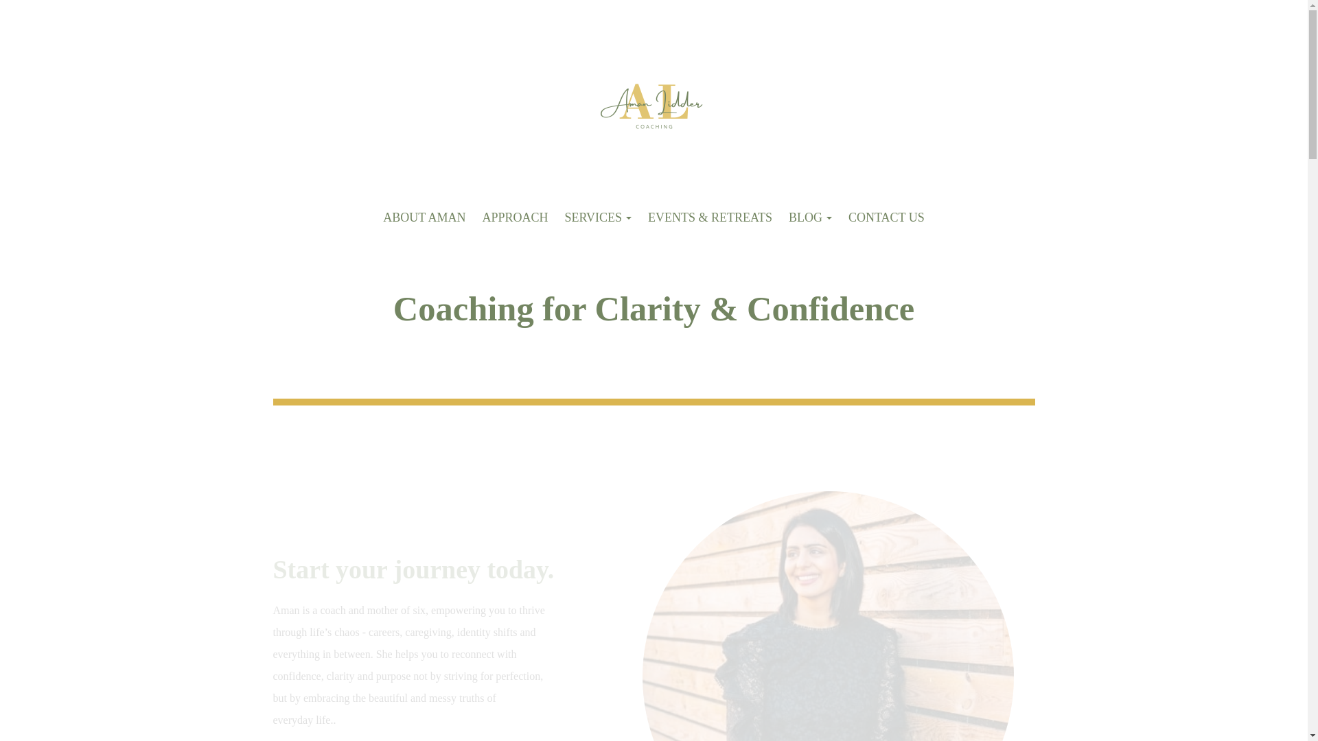 website screenshot of https://amanliddercoaching.co.uk/