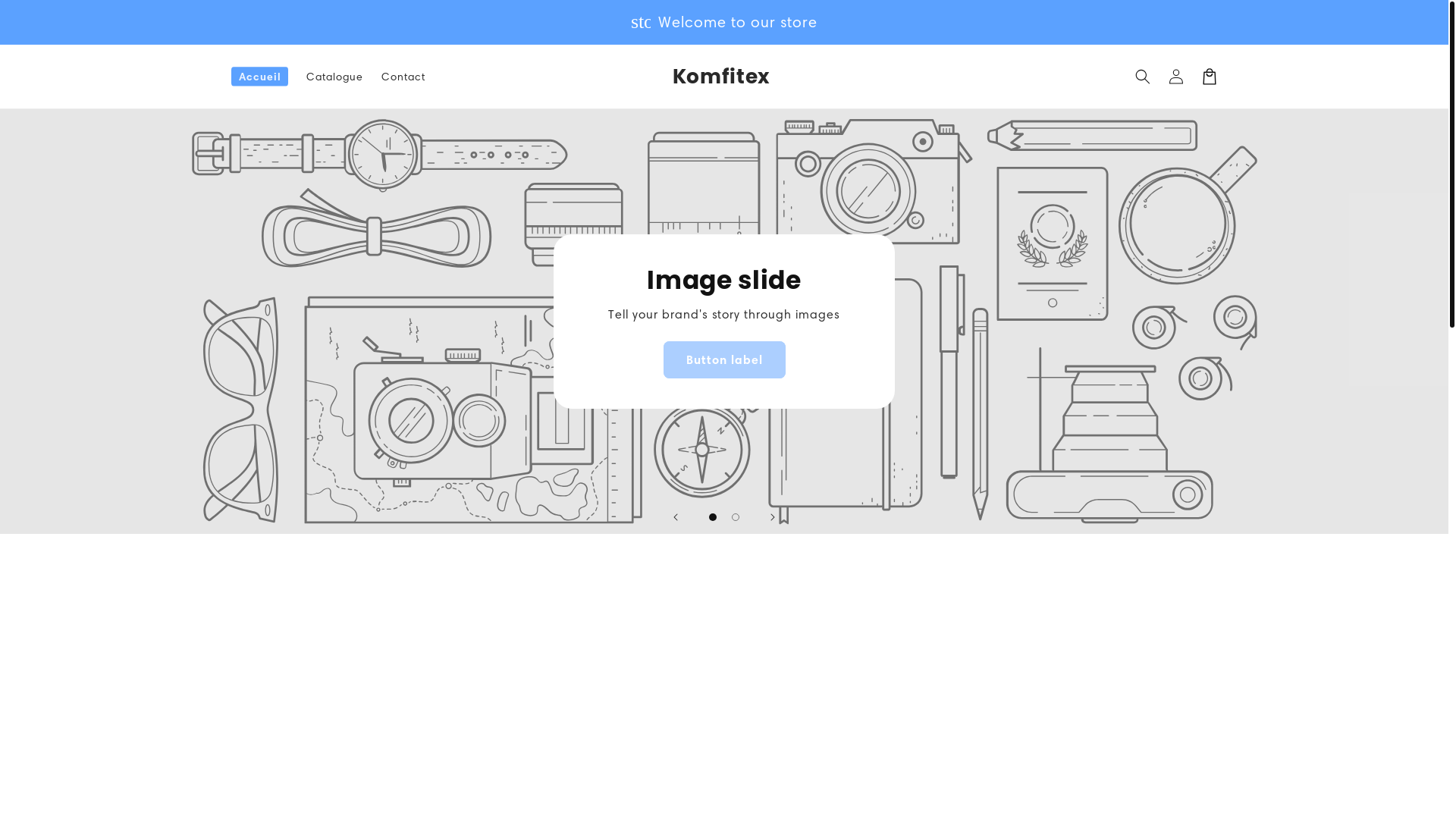 website screenshot of https://komfitex.pl/