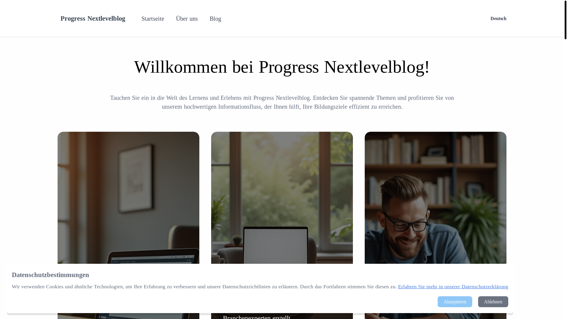 website screenshot of https://nextlevelblog.live/