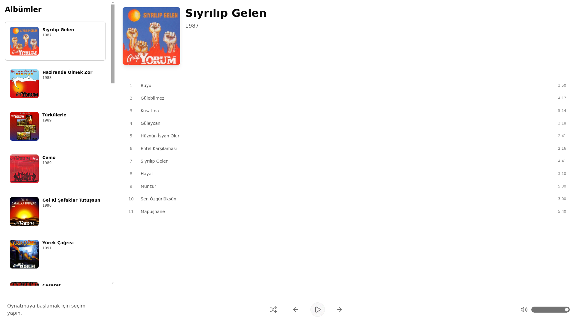 website screenshot of https://grupyorum.mulayim.app/