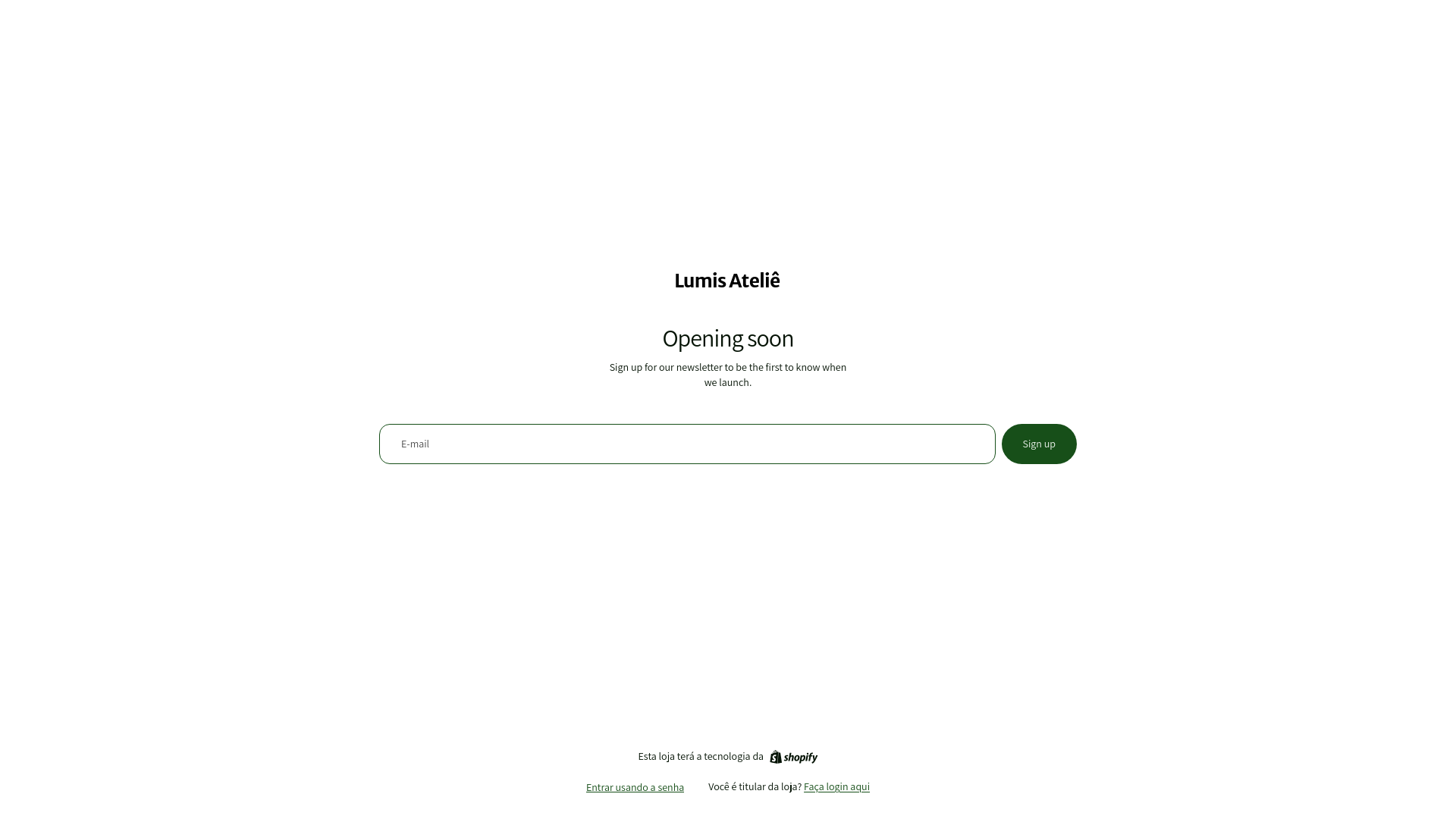 website screenshot of https://lumisatelie.com/