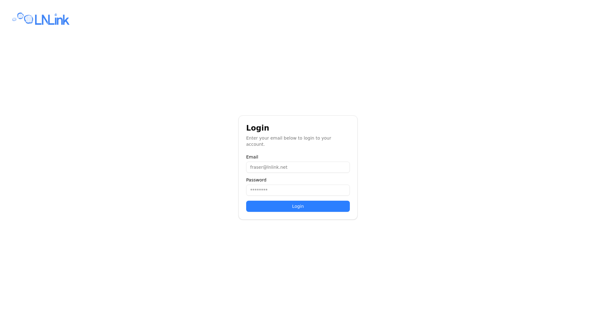 website screenshot of https://dashboard-lnlink-net.pages.dev/