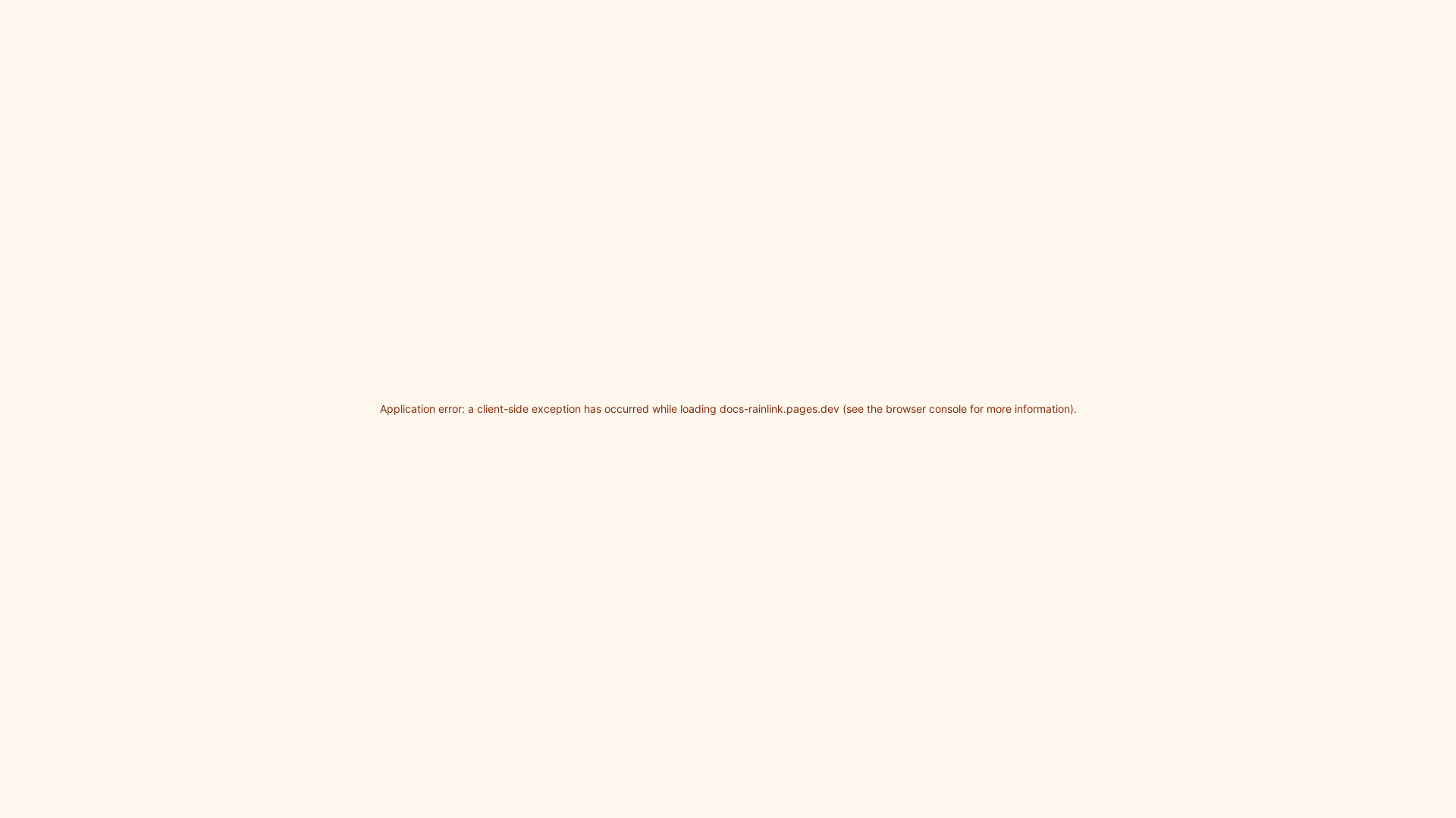 website screenshot of https://docs-rainlink.pages.dev/