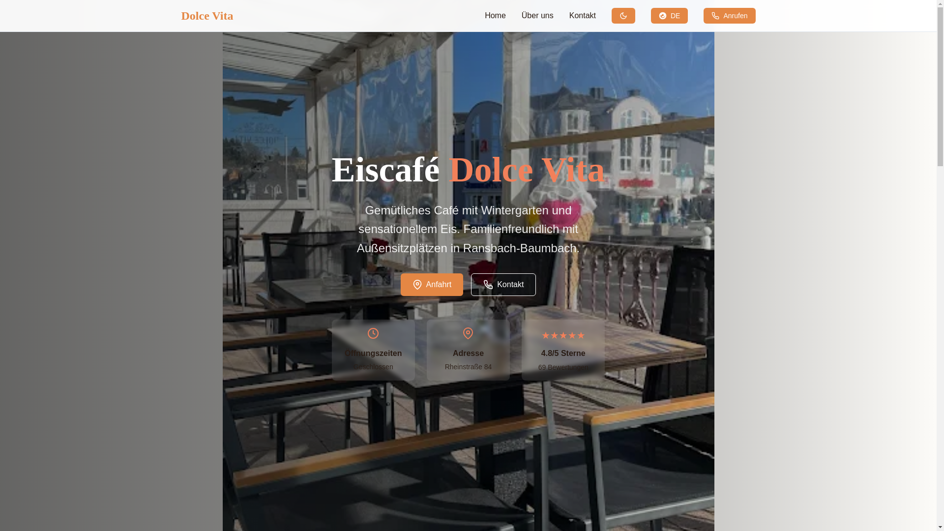 website screenshot of https://dolcevita.pages.dev/