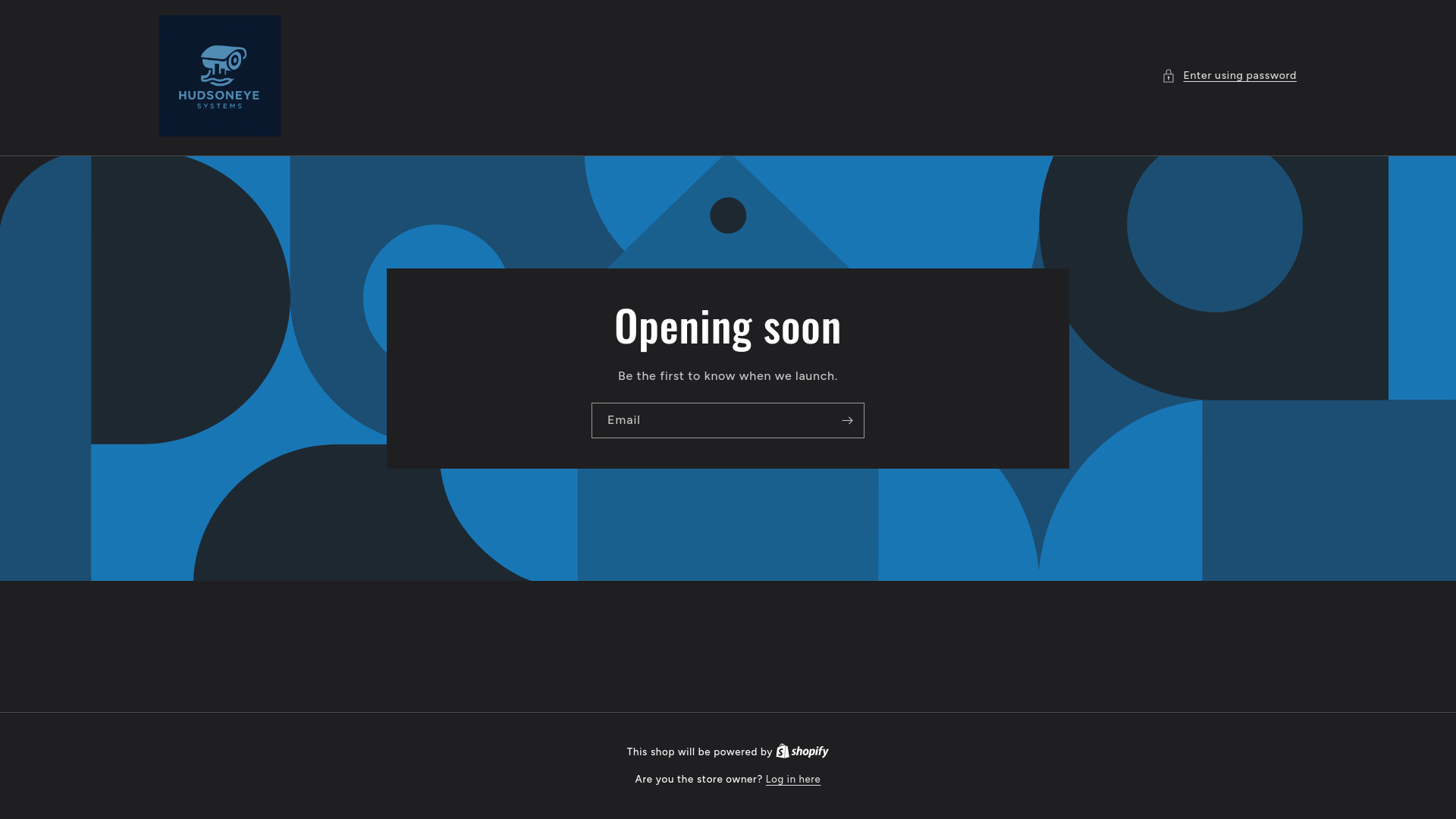 website screenshot of https://hudsoneyesystems.com/