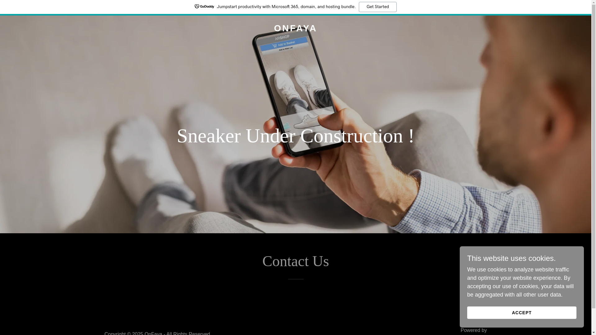 website screenshot of https://onfaya.in/