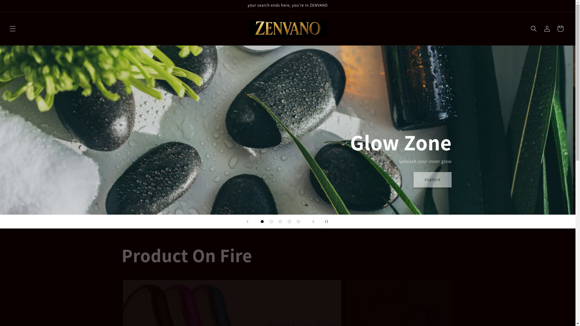 website screenshot of https://zenvano.in/