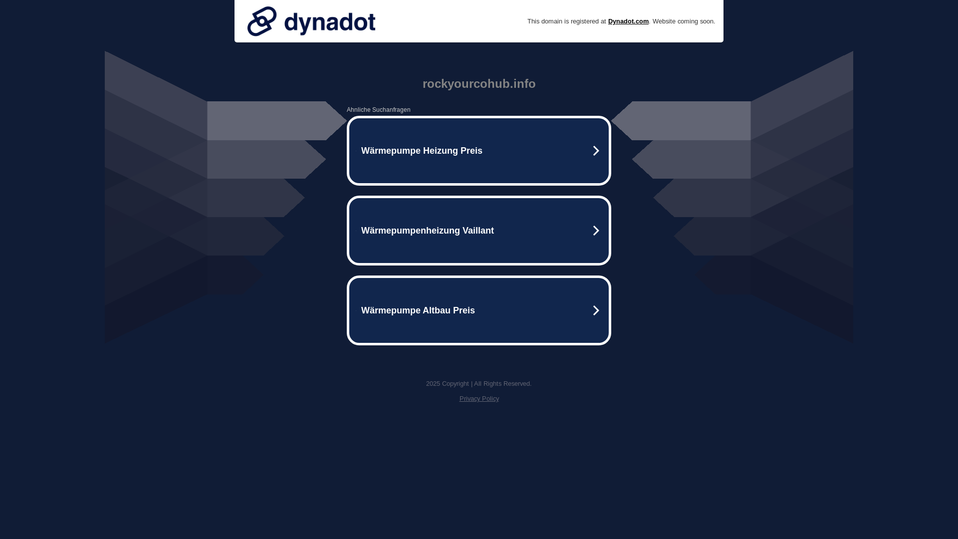 website screenshot of https://rockyourcohub.info/