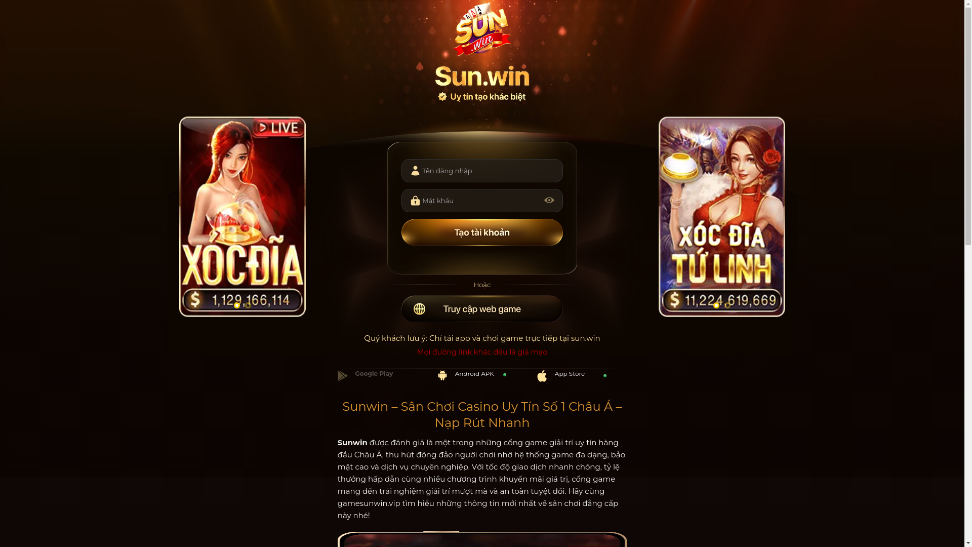 website screenshot of https://gamesunwin.us