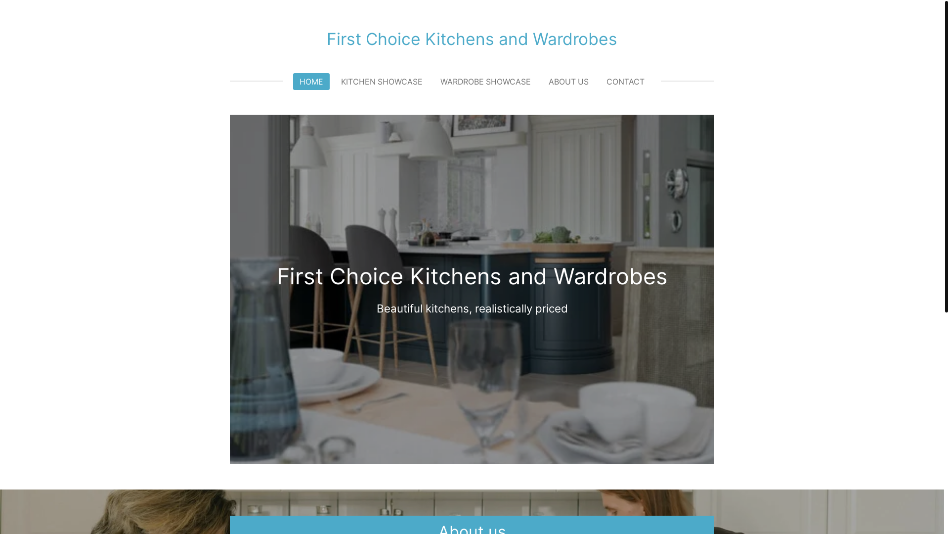 website screenshot of https://brockwynn-kitchens.com/