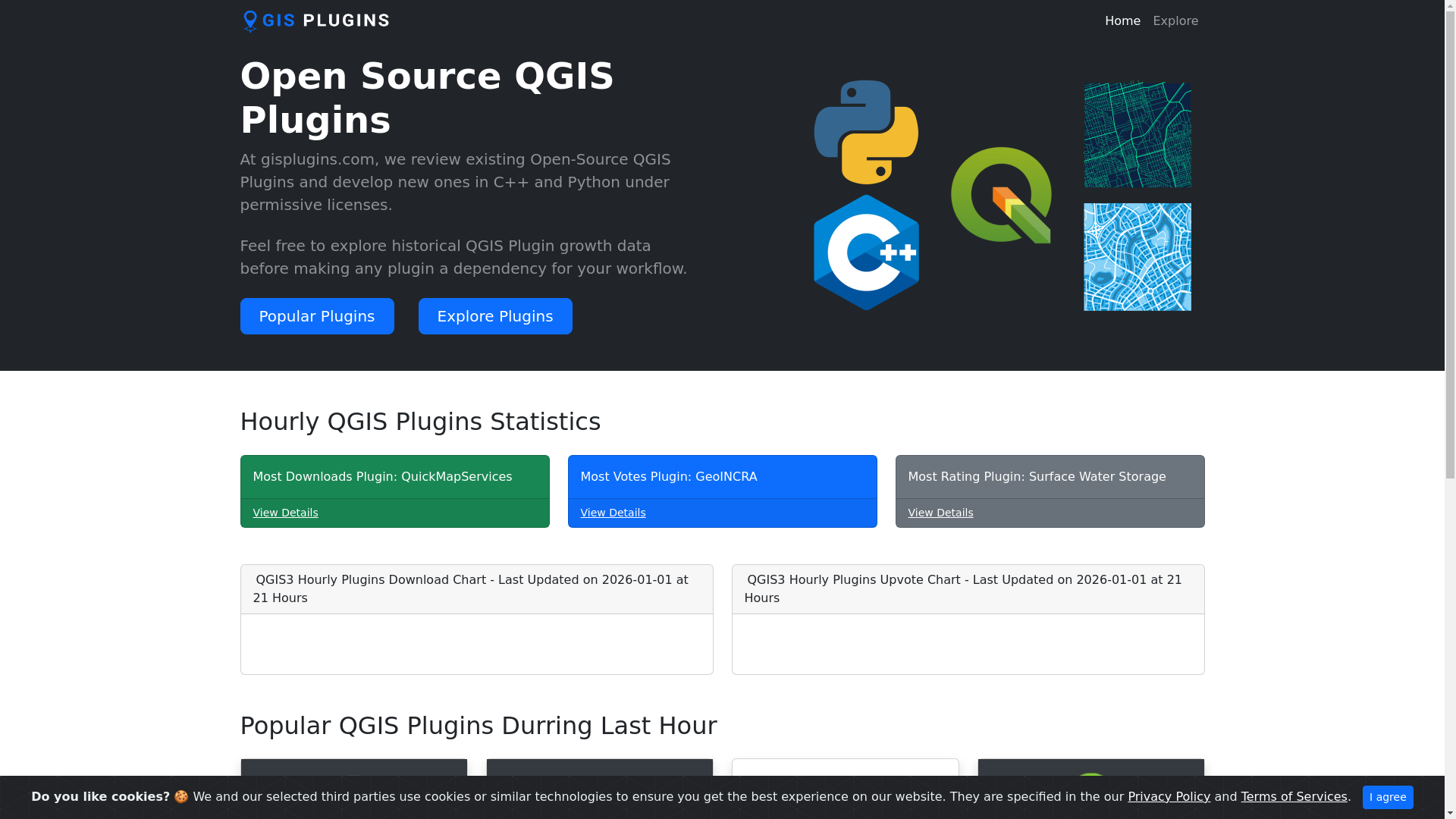 website screenshot of https://gisplugins-com.pages.dev/