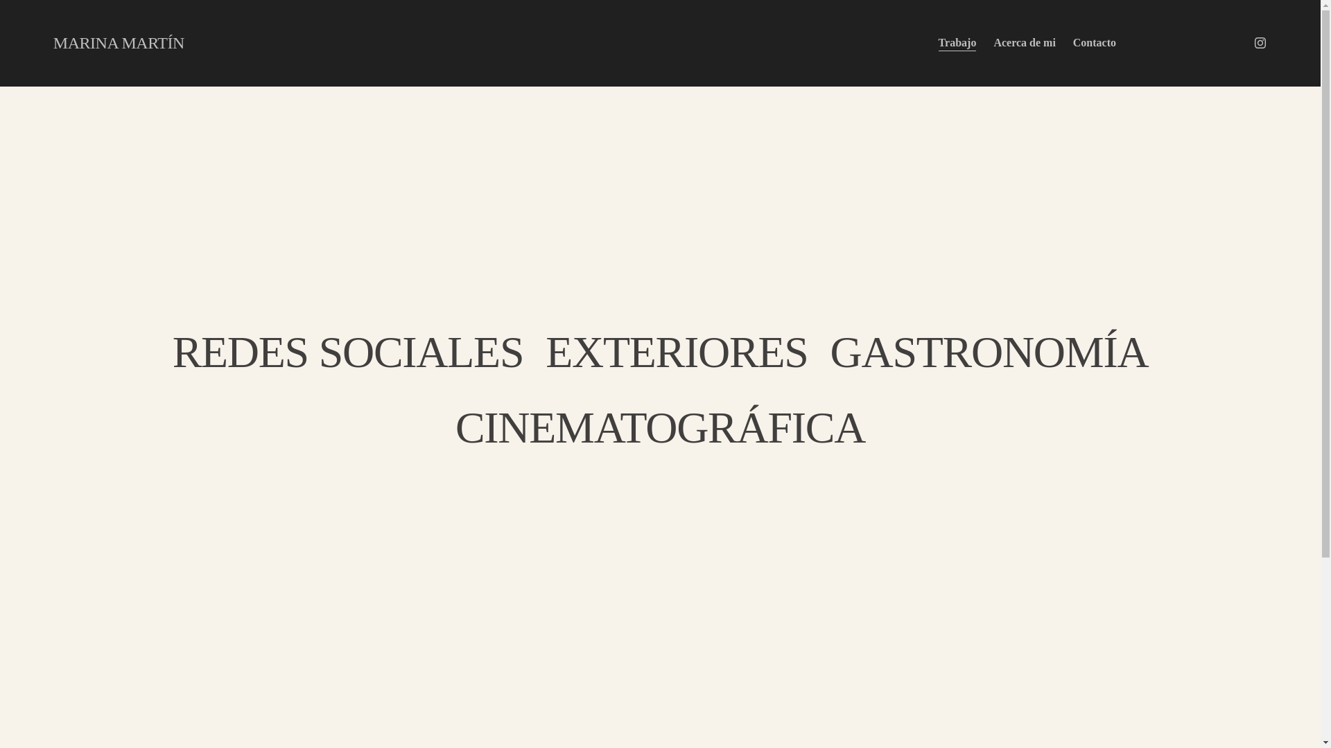 website screenshot of https://marinamartinfotografa.com/