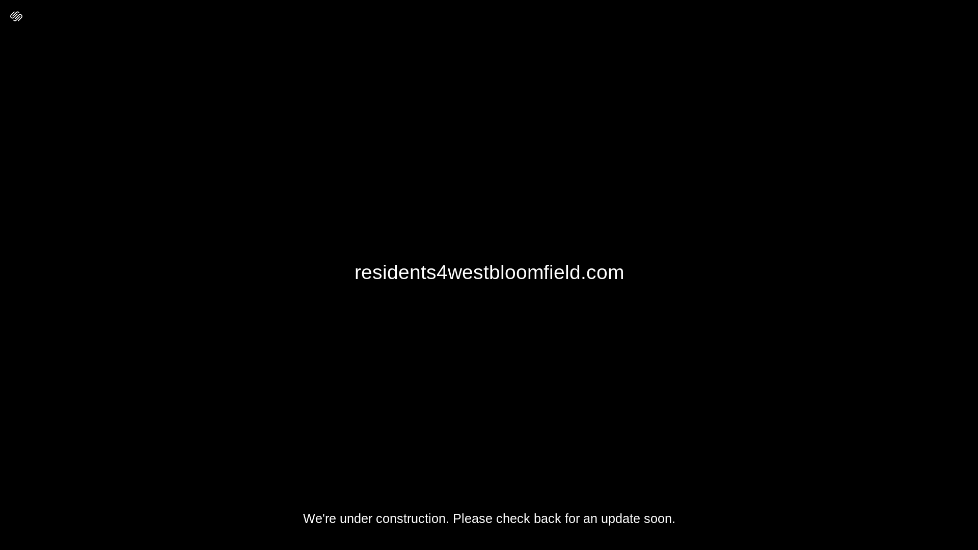 website screenshot of https://residents4westbloomfield.com/