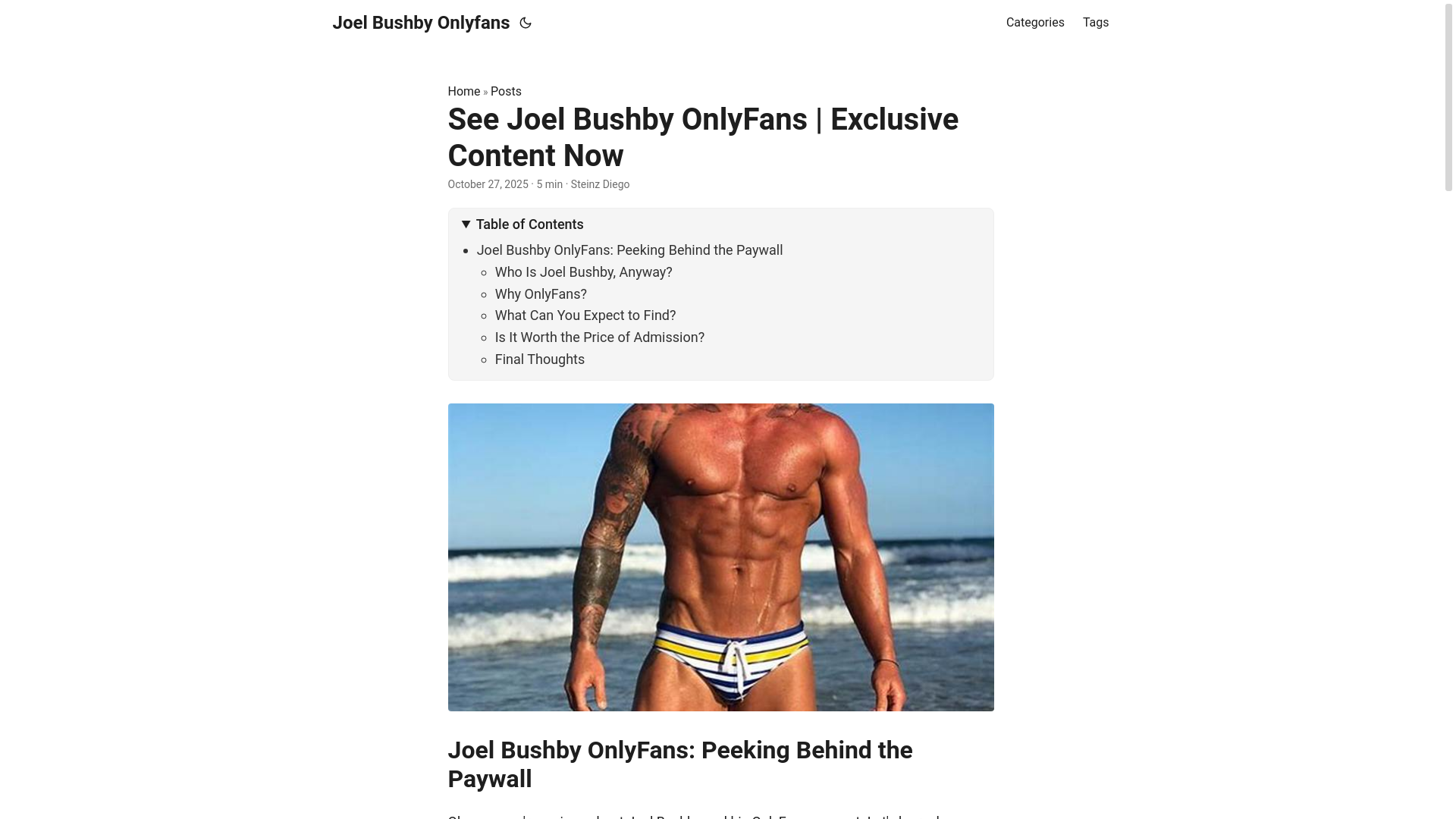 website screenshot of https://joel-bushby-onlyfans.pages.dev/