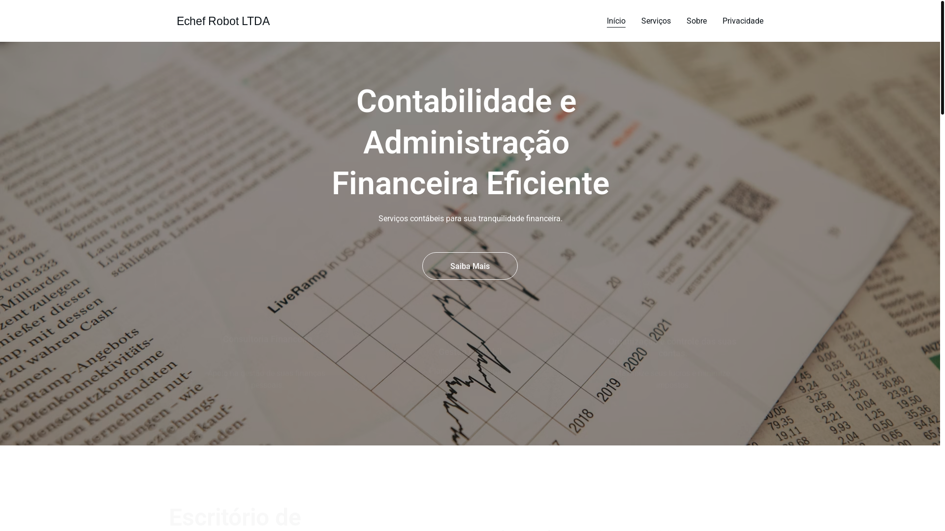 website screenshot of https://echefrobotltda.shop/