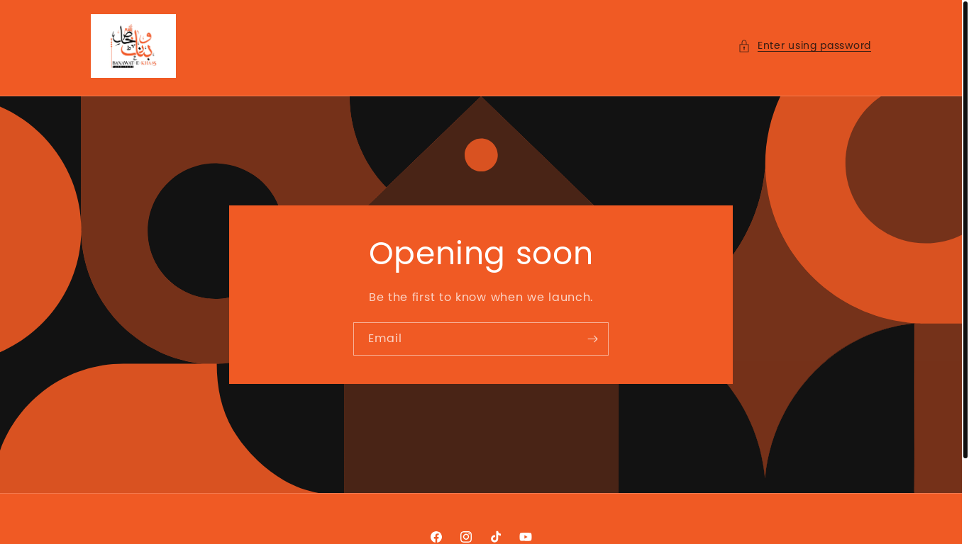 website screenshot of https://banawatekhaas.com/