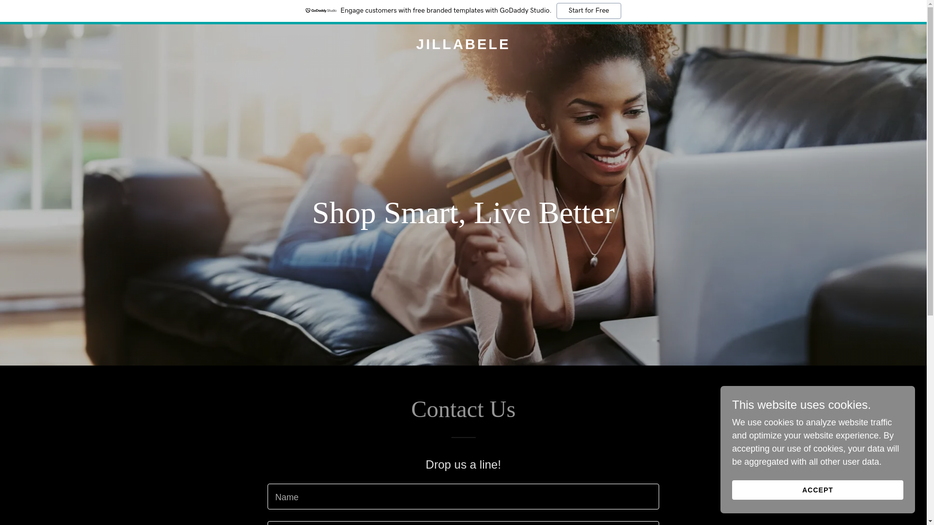 website screenshot of https://jillabele.com/