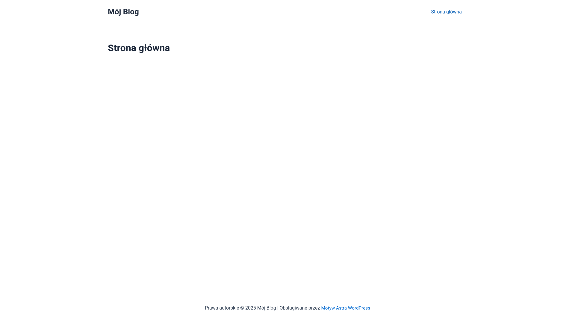 website screenshot of https://panibiznesowa.pl/