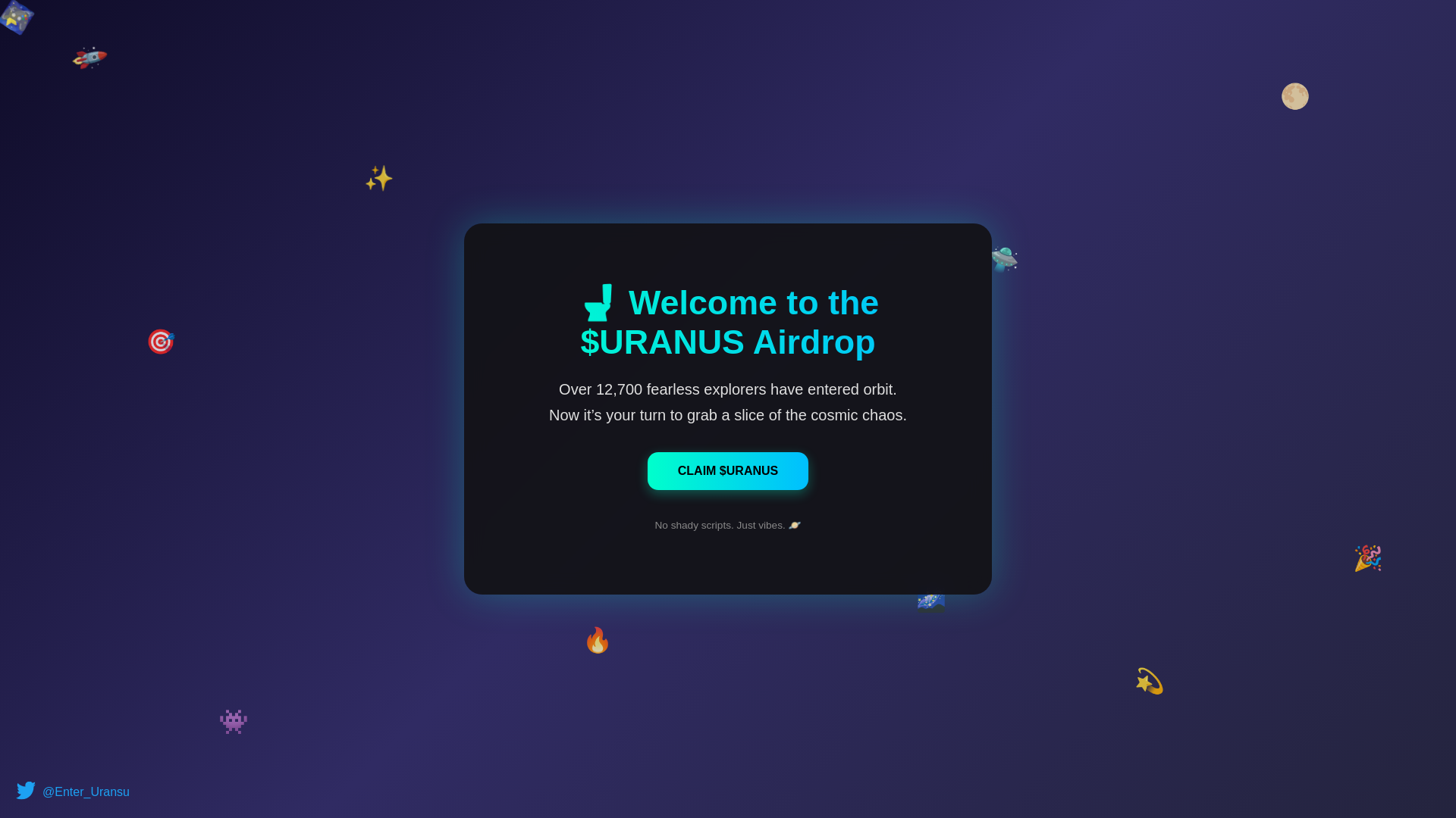 website screenshot of https://uranuscoins.com/