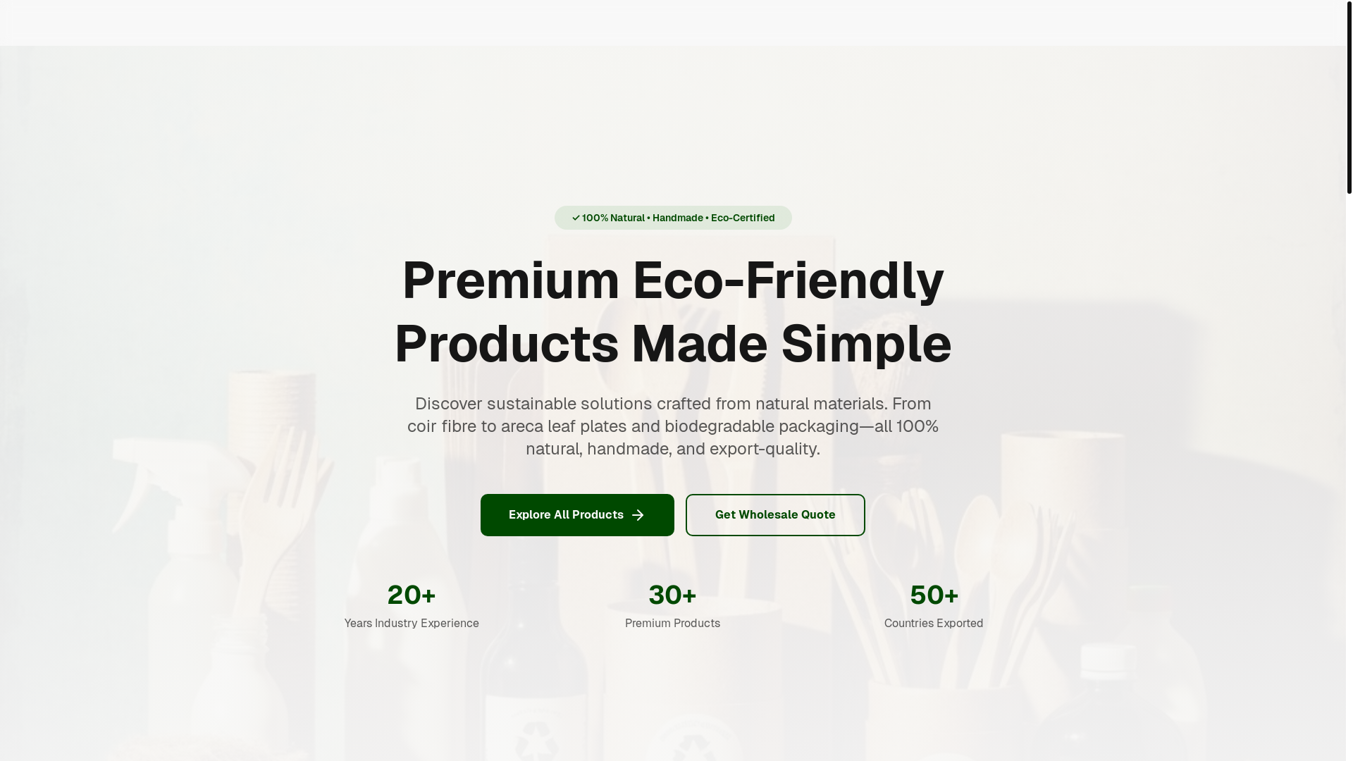 website screenshot of https://arcattagroup.com/