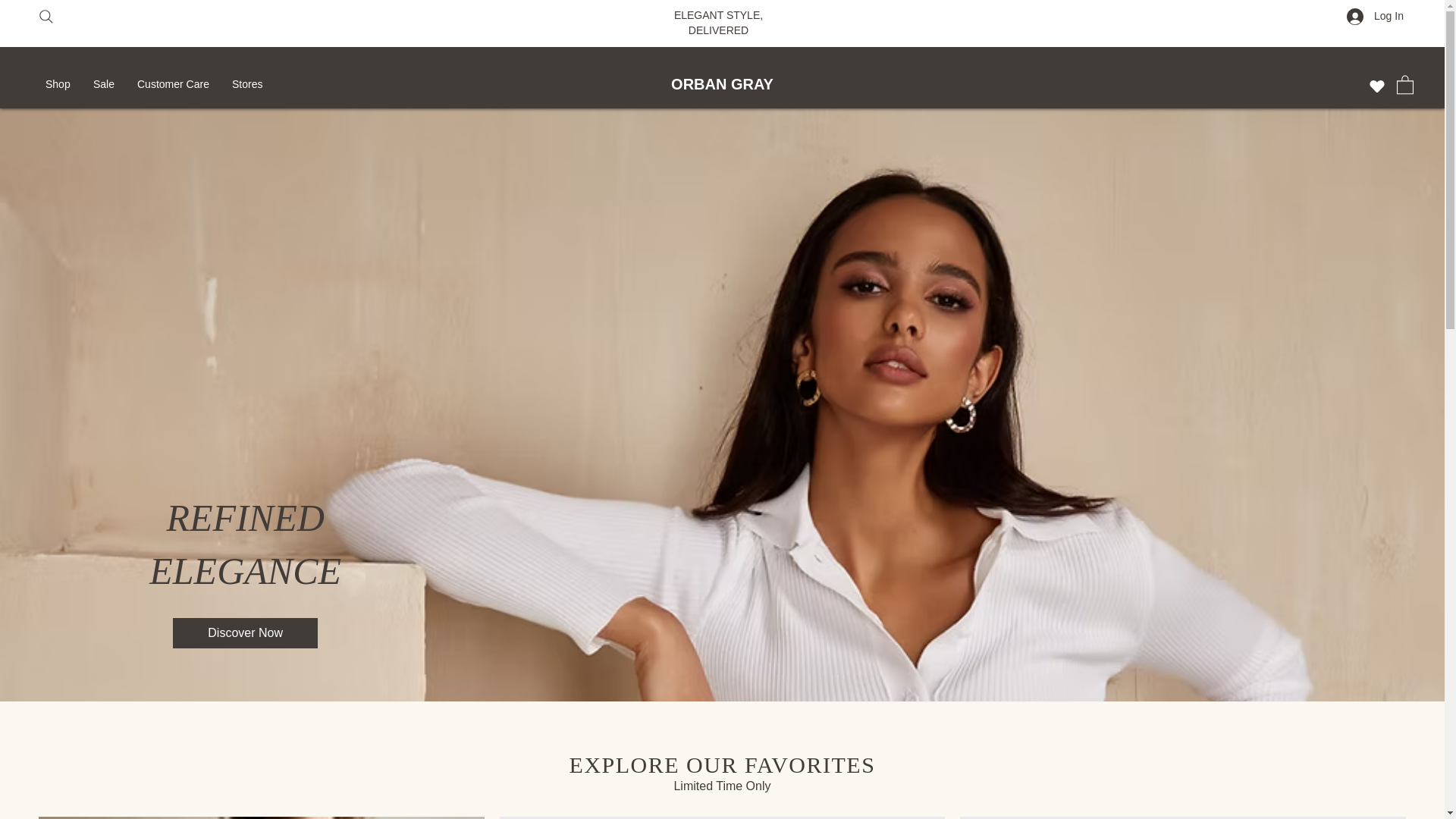website screenshot of https://orbangray.com/
