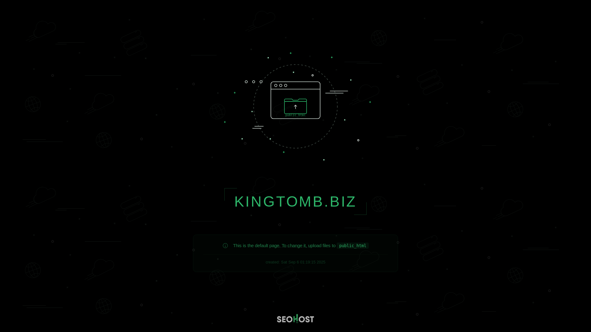 website screenshot of https://kingtomb.biz/