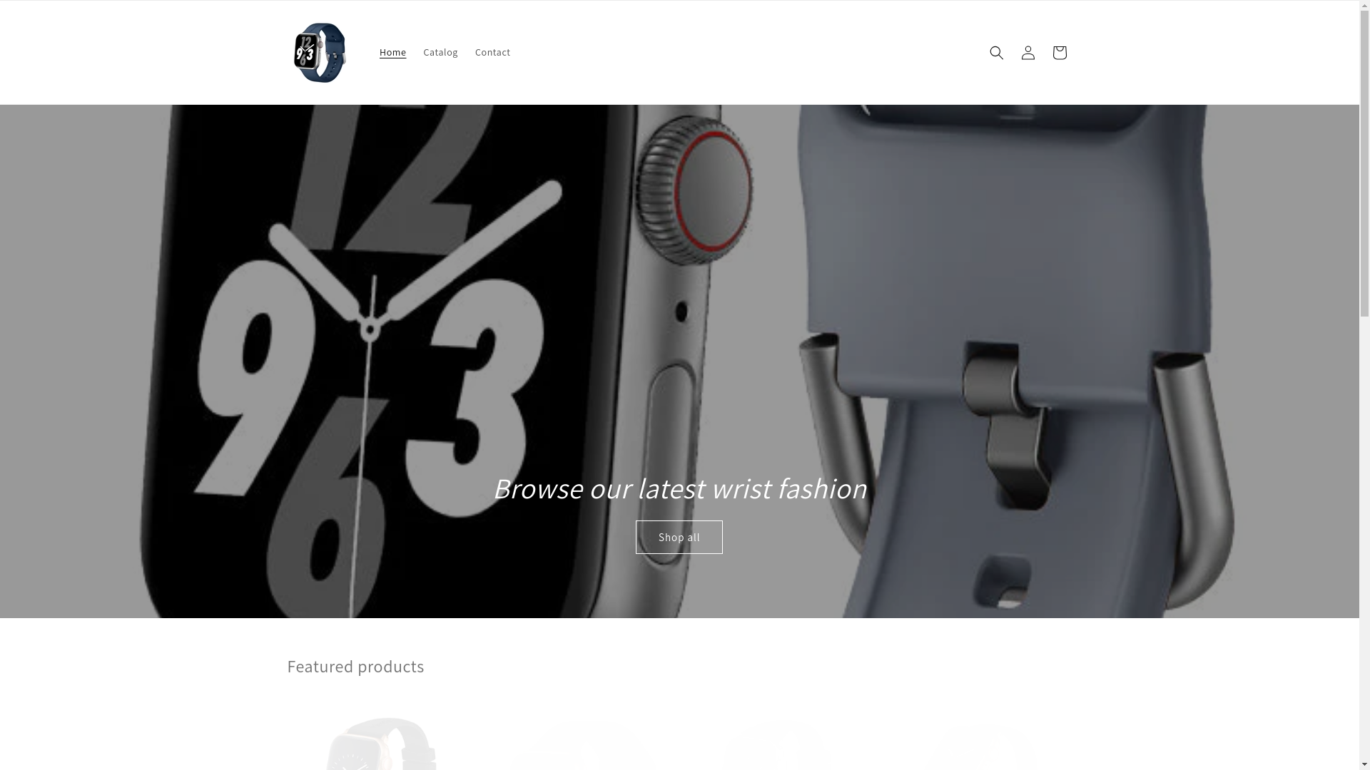 website screenshot of https://watchbandsrus.shop/