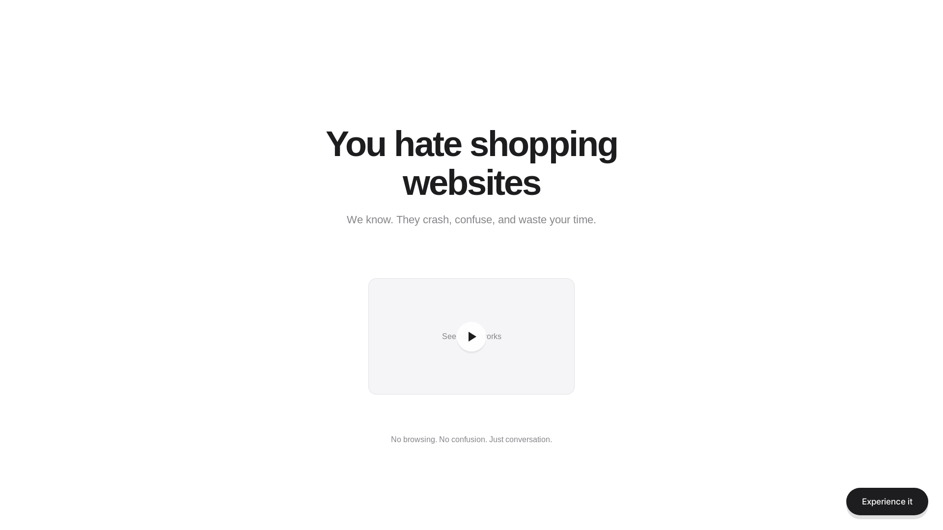 website screenshot of https://withconvey.shop/