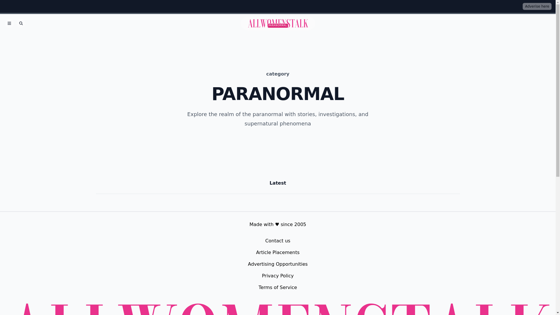 website screenshot of https://paranormal-allwomenstalk-com.pages.dev/