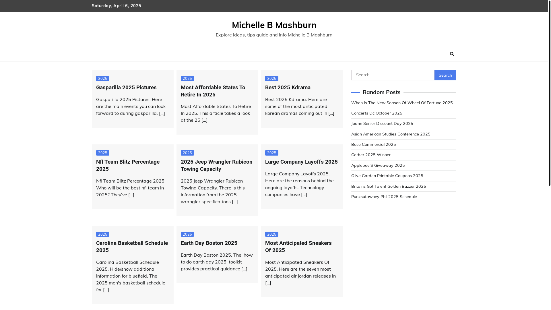 website screenshot of https://michellebmashburnd.pages.dev/