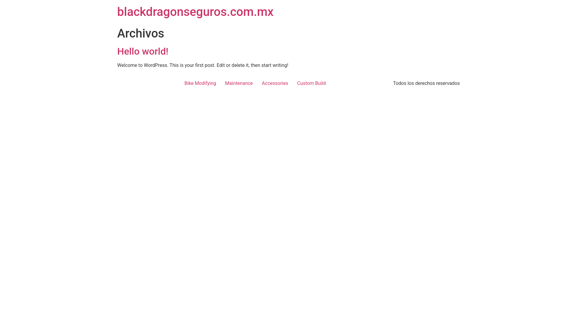 website screenshot of https://blackdragonseguros.com.mx/